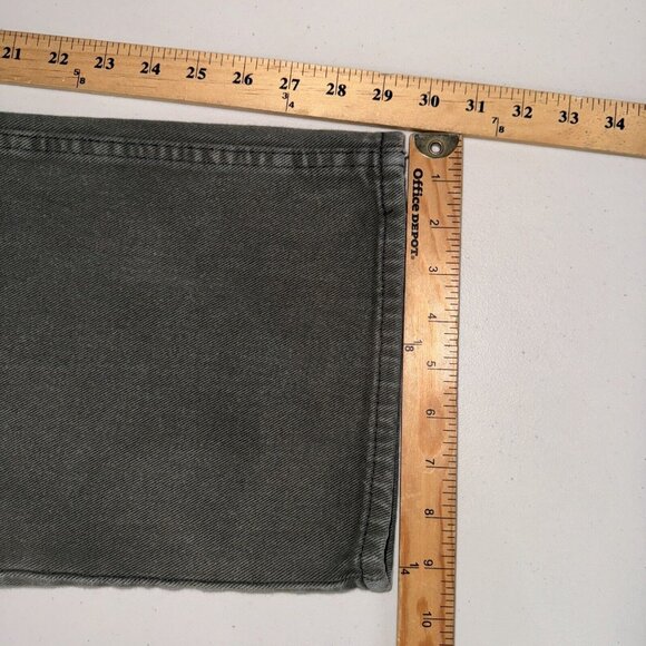 Vintage Levis 501 Jeans 38x30 Green Levi’s USA 90's Iconic Button Fly Casual - Picture 13 of 13